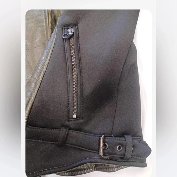 Guess Moto Faux Leather  Jacket Size Large - Picture 6 of 11